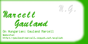 marcell gauland business card